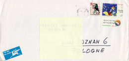 ISRAEL COVER SENT TO POLAND 1996 - Covers & Documents