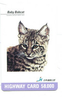 Titre De Transport Highway Card  :  Bébé Lynx - Illustration Jacquie Marie Vaux - Welt