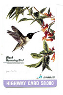 Titre De Transport Highway Card  :  Colibri - Illustration Jacquie Marie Vaux - Mundo