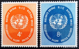 NATIONS-UNIS - NEW YORK                   N° 60/61                       NEUF** - Unused Stamps