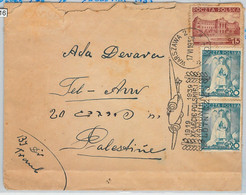 60216 - POLAND - POSTAL HISTORY - First Flight  COVER  Muller # 168 To PALESTINE - Posta Aerea