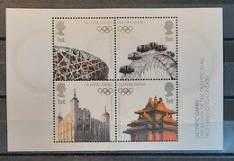 2005 - Great Britain - MNH - Olympics From Beijing To London - Souvenir Sheet Of 4 Stamps - Ungebraucht