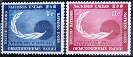 NATIONS-UNIS - NEW YORK                   N° 108/109                     NEUF** - Unused Stamps