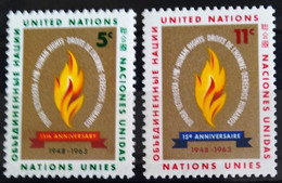 NATIONS-UNIS - NEW YORK                   N° 117/118                   NEUF** - Neufs