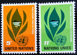 NATIONS-UNIS - NEW YORK                   N° 135/136                   NEUF** - Nuovi