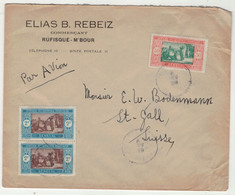 France // Ex-colonies // Sénégal // Lettre Pour La Suisse (Saint-Gall) - Storia Postale
