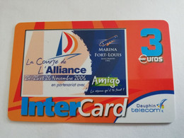 ST MARTIN / INTERCARD  3 EURO    LE COURSE DE ALLIANCE          NO 156   Fine Used Card    ** 6605 ** - Antilles (French)