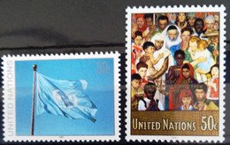 NATIONS-UNIS - NEW YORK                   N° 595/596                NEUF** - Unused Stamps