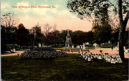 Virginia Richmand View Of Monroe Park - Richmond