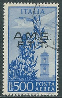 1948 TRIESTE A POSTA AEREA USATO CAMPIDOGLIO 500 LIRE - P16-9 - Luftpost