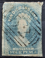 TASMANIA 1857- Canceled - Sc# 13 - 4d - Used Stamps