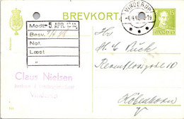 (5 B 8) Denmark - Posted - 1948 - BREVKORT - Other & Unclassified