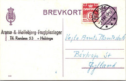 (5 B 8) Denmark - Posted - 1950 - BREVKORT - Other & Unclassified