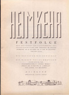 WIEN FILM - HEIMKEHR  FESTFOLGE - WIENA - 16 Seite - 1941 - Kino & Fernsehen