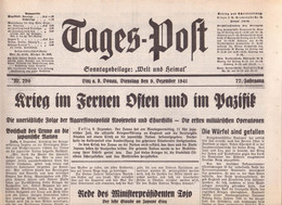 AUSTRIA - TAGES POST - LINZ - Komplette Zeitung - 1941 - Algemene Informatie