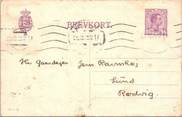 (5 B 8) Denmark - Posted - 1920  - BREVKORT - Autres & Non Classés