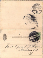 (5 B 8) Denmark - Posted - 1903 - KORRESPONDANCE-KORT - Andere & Zonder Classificatie