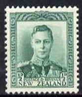 New Zealand 1938-44 KG6 1/2d Green U/M, SG 603 - Unused Stamps