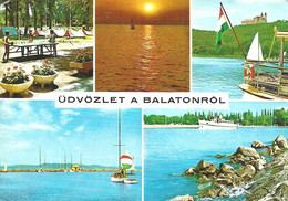 TABLE TENNIS PING PONG SPORT SAIL BOAT SAILBOAT SAILING SHIP SUNSET BEACH FLAG BALATON STAMP BUS KAK 0103 771 1 Hungary - Table Tennis