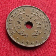 Southern Rhodesia 1 One Penny 1944 KM# 8a Lt 563 *V2T Rodesia Rhodesie - Rhodesia