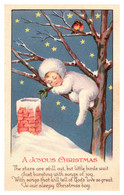 Christmas  Child Sleeping In Tree - Sonstige