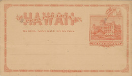 Entier Postal Rose  Sans Valeur " AKAHI KENETA " - Non Utilisé - Hawaï