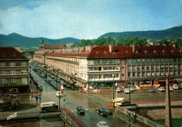 Saint Die Rue Thiers Et Au Fond Les Hauteurs Des Vosges 1969      CPM Ou CPSM - Saint Die