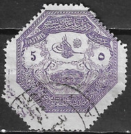 THESSALIA  1898 5 Pi Used By The Turkish Army Of Occupation During The Greek-Turkish War Of 1897 Vl. 5 - Tessaglia