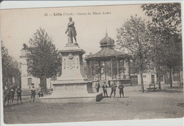 Lille Statue Du Maire André Kiosque - Lille
