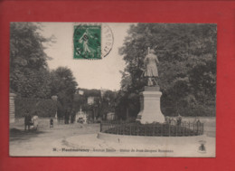 CPA -   Montmorency  - Avenue Emilie - Statue De Jean Jacques Rousseau - Montmorency