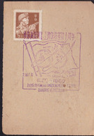 CHINA CHINE CINA 60'S COMMEMORATIVE POSTMARK ON A PIECE OF PAPER  Sino-Soviet Friendship - Lettres & Documents