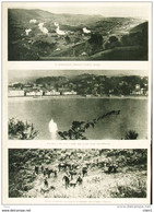 Le Bombardement D'Irun Par L'artillerie Insurgée - Un Ovus Tombe Dans La Mer Devant Saint-Sébastien - Page Original 1936 - Documenti Storici