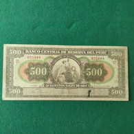 PERU' 500 SOLES   1952 - Peru