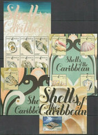 Antigua And Barbuda 2011 Seashells Sea Life 4 MNH Souvenir Sheet - Antigua Und Barbuda (1981-...)