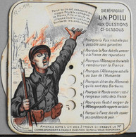 CPA. - Militaria > Patriotiques > Un Poilu Répond à Vos Questions - TRES BELLE CARTE A SYSTEME - Daté 12.1.1919 - TBE - Patriottisch