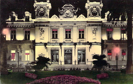 Monte Carlo - Les Jardins Et Le Casino La Nuit - Cachet Palais De Monaco -  Le Vaguemestre - Cachet  Le Prince De Monaco - Monte-Carlo