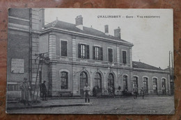 CHALINDREY (52) - GARE - VUE EXTERIEURE - Chalindrey