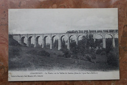 CHALINDREY (52) - LE VIADUC SUR LA VALLEE DU SAULON (GRANDE LIGNE PARIS-BELFORT) - Chalindrey