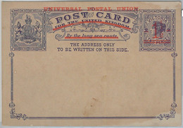 65790 - AUSTRALIA - POSTAL HISTORY - POSTAL STATIONERY CARD - VICTORIA, Over Printed, Red Ink - Lettres & Documents