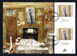 Israël / Belgium -  1999 - Joint Issue - James Ensor (2 Scans) - Cartoline Maximum