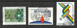 Nations Unies (Genève) N°33, 35, 56 Cote 4.80€ - Oblitérés