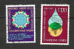 Nations Unies (Genève) N°59, 65 Cote 5.05€ - Usati