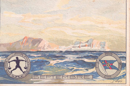 Compagnie Belge Maritime Du Congo - PAQUEBOT - Carte Illustrateur NOROY - SEPTEMBRE - Ed. E. Stockmans, Anvers - Paquebots