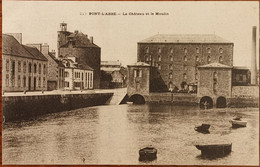 CPA Pont L'Abbé (29): Le Château Et Le Moulin - Pont L'Abbe