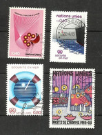 Nations Unies (Genève) N°109, 112, 113, 117 Cote 4.60€ - Used Stamps