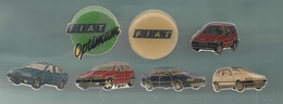 PINS PIN'S AUTO FIAT 650 AUTOMOBILE CROMA TEMPRA TIPO UNO  LOT 7 PINS - Fiat