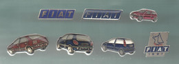 PINS PIN'S AUTO FIAT 651  AUTOMOBILE CROMA TIPO UNO  LOT 7 PINS - Fiat