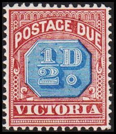 1890. VICTORIA AUSTRALIA  ½ D POSTAGE DUE. Hinged.  - JF512360 - Nuovi