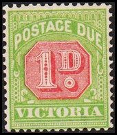 1895. VICTORIA AUSTRALIA  1 D POSTAGE DUE. Hinged. - JF512367 - Ungebraucht