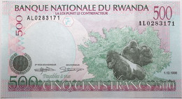 Rwanda - 500 Francs - 1998 - PICK 26b - NEUF - Rwanda